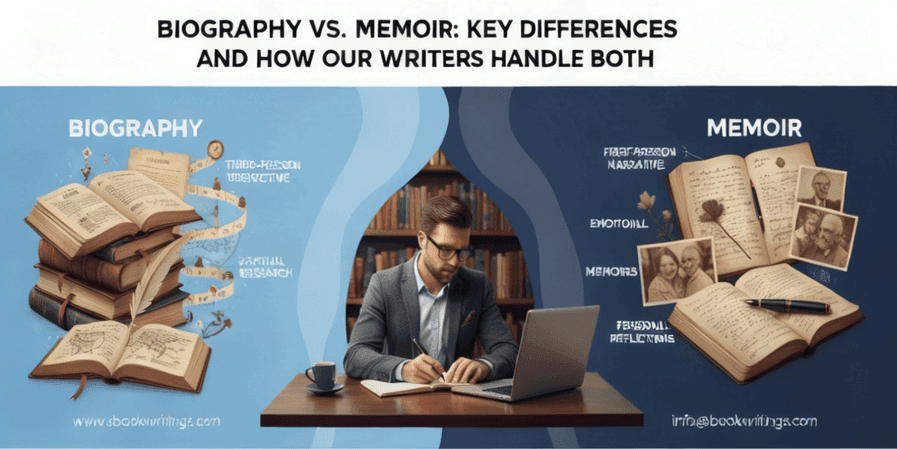 biography vs memoir writing service