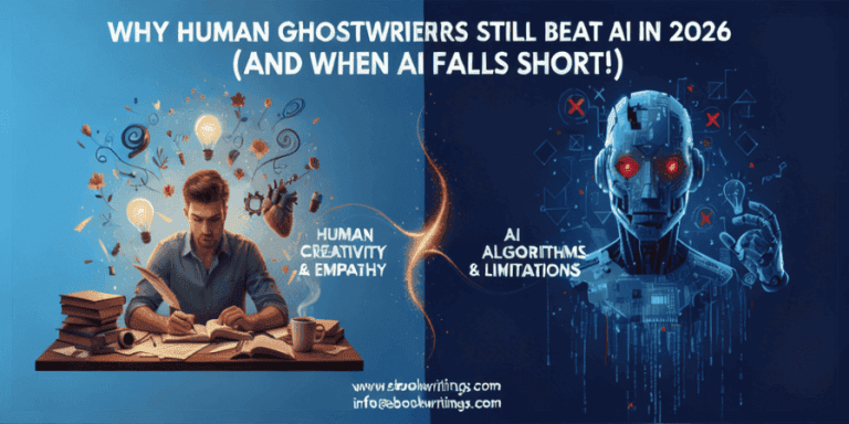 Human ghostwriters vs AI 2026